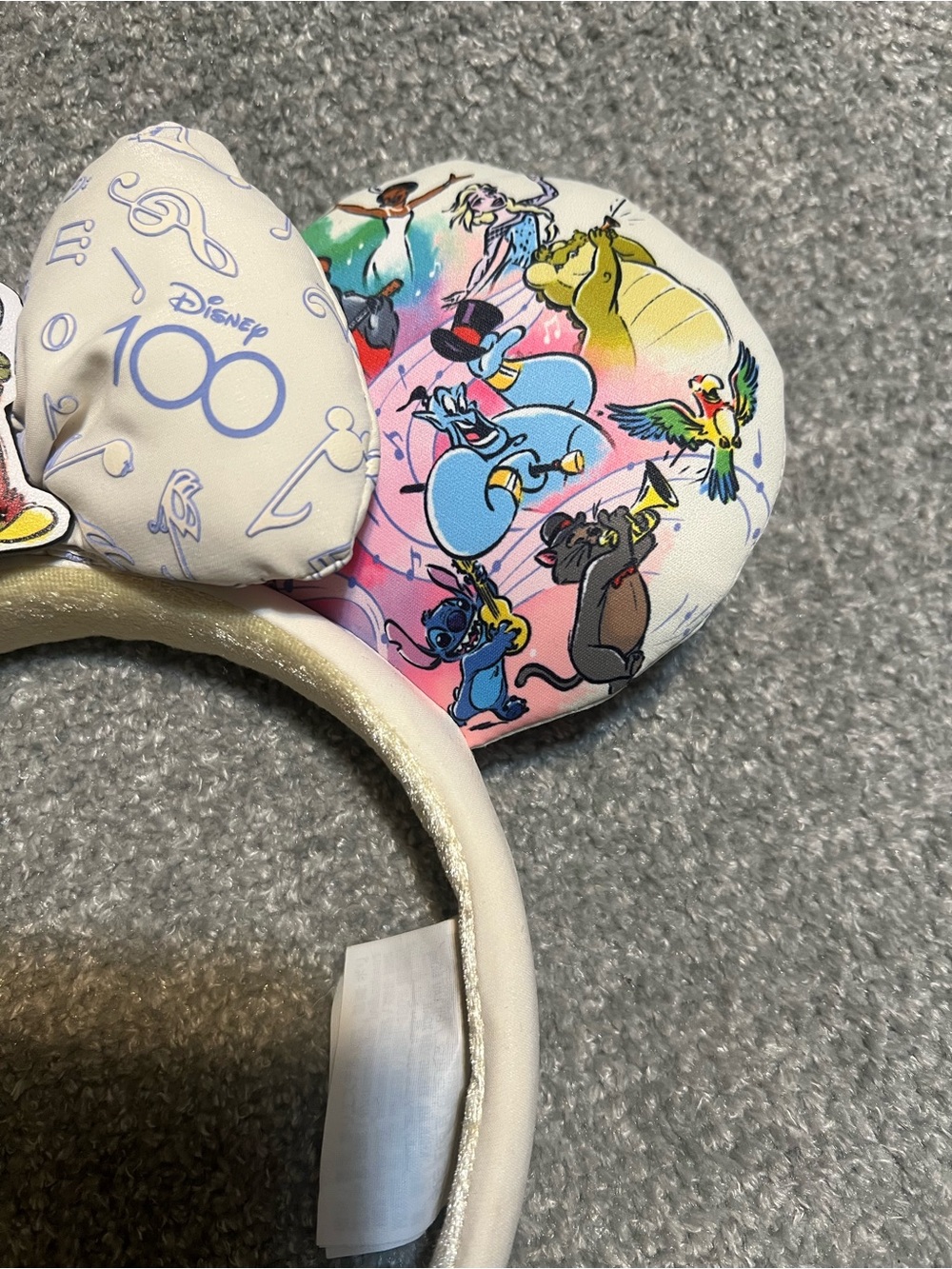 Disney` Parks 100 Years Special Moments Music Band Leader Minnie Ears Headband - Picture 4 of 6